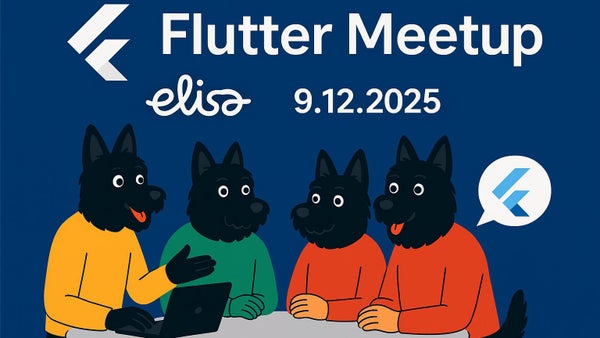 ASalvadorini's tweet card. Welcome everyone to the first Flutter Helsinki Meetup organized by Elisa! This is an in person event, and you'll need to register using your name and a valid email. There