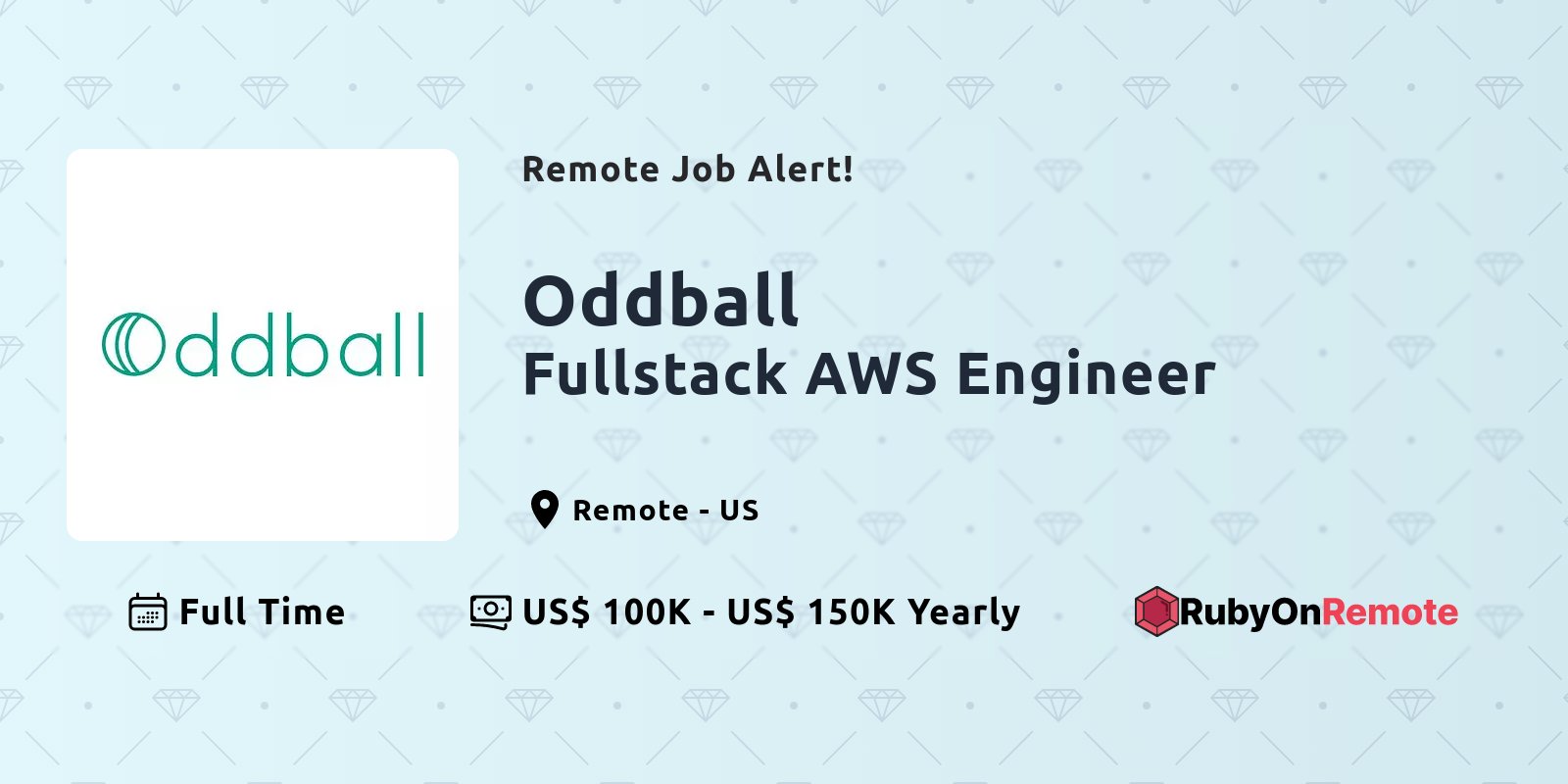 RubyOnRemote's tweet card. Find curated remote ruby jobs in one place. Join the remote work force.