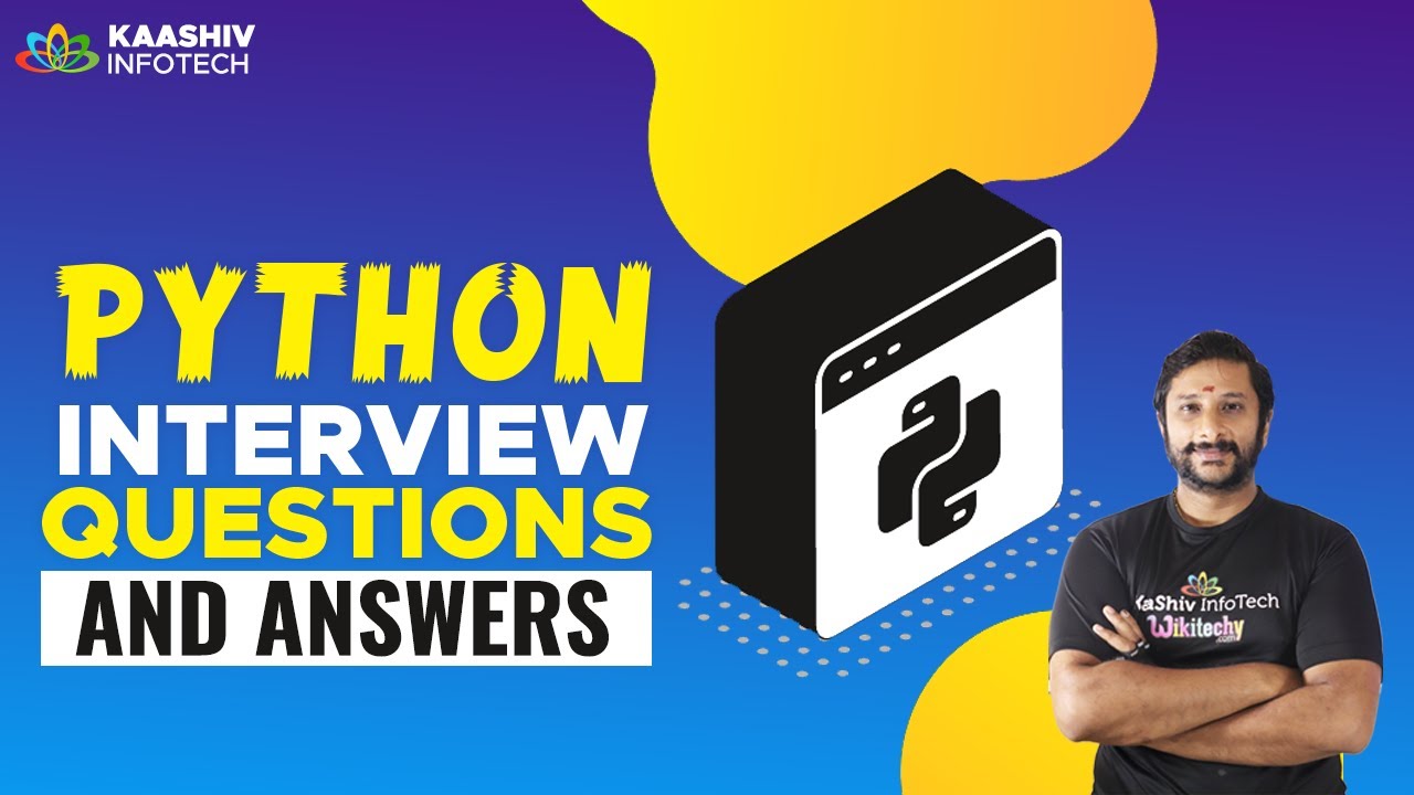kaashivinfotech's tweet card. Cracking Python Interview : Python Interview Questions and Answers...