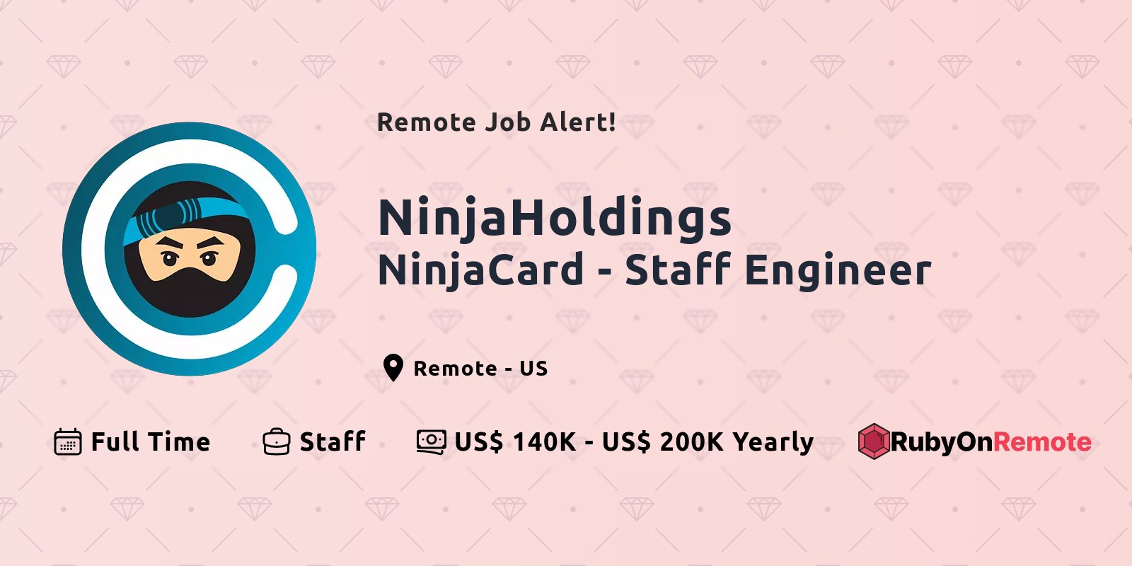 RubyOnRemote's tweet card. Find curated remote ruby jobs in one place. Join the remote work force.