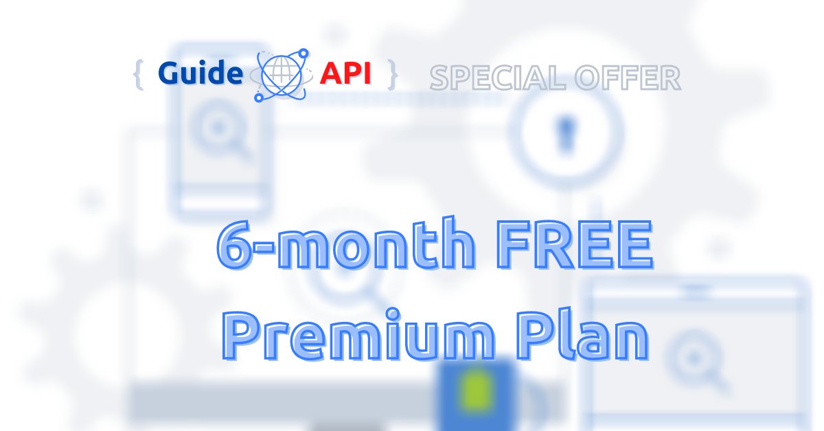Guide_API's tweet card. We’re proud to offer a wonderful promotion for our unique tool for API flow prototyping, testing, and successful integration.