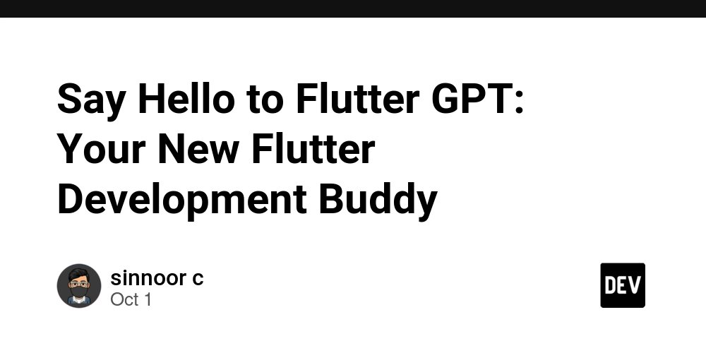 prod42net's tweet card. Hey everyone! 👋 I’m super excited to introduce you to something I’ve been working on—Flutter GPT! If...