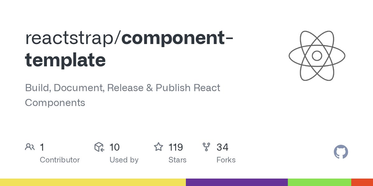 reactstrap's tweet card. Build, Document, Release & Publish React Components - reactstrap/component-template