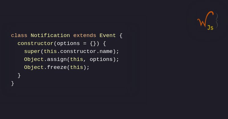 writingjscript's tweet card. While we have CustomEvent for all of our events that need to carry data the need for the detail property nesting can feel a bit cumbersome.