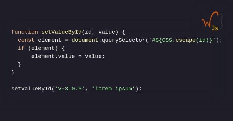 writingjscript's tweet card. When working a lot on dynamic Web Component apps I have often stumbled on cases where the element properties will be defined by the end-users. To prevent errors when selecting these elements they...