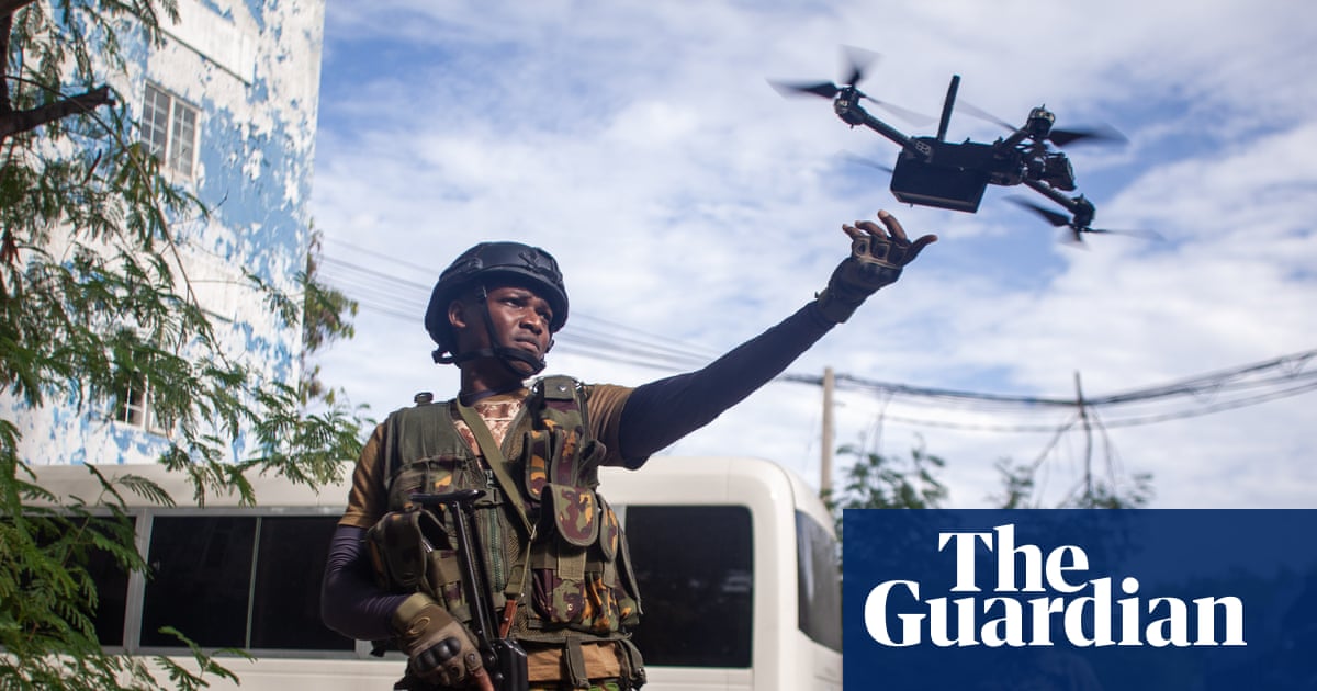 etiennecp's tweet card. Video shared on social media shows drone attacks, which some say have helped pacify gangs inflicting violence on Port-au-Prince