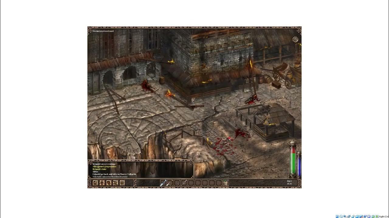 reactos's tweet card. ReactOS running Heretic Kingdoms - The Inquisition