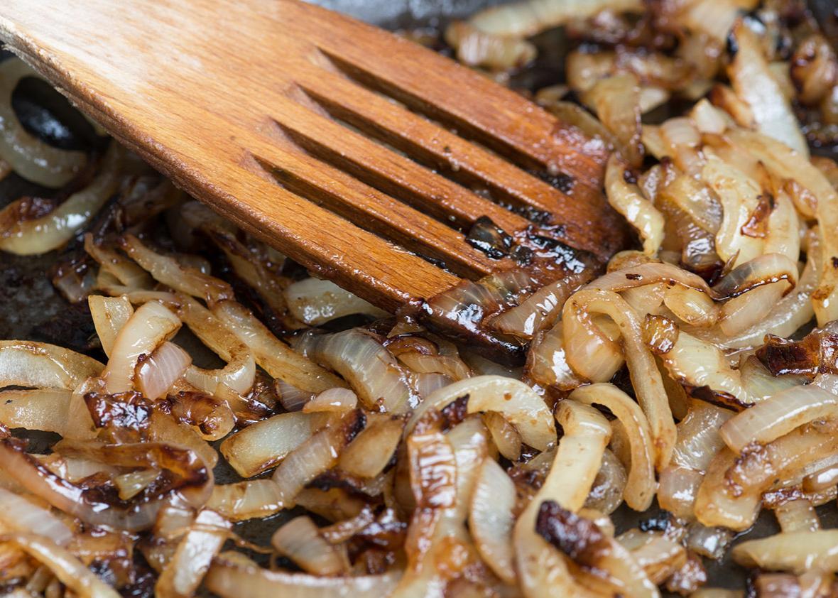 hackernewsrobot's tweet card. Browning onions is a matter of patience. My own patience ran out earlier this year while leafing through the New York Times food section. There, in the...