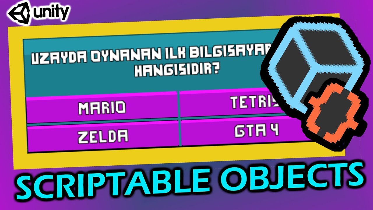 HabiboiTW's tweet card. SCRIPTABLE OBJECT Nedir? - BİLGİ YARIŞMASI Oyunu Yapımı - UNITY