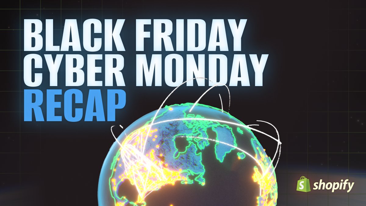 robincingh's tweet card. Get the latest data from Shopify merchants during the biggest shopping weekend of the year