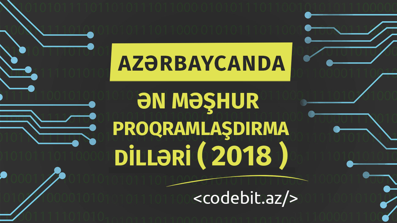 codebit_az's tweet card. Azərbaycanda ən məşhur proqramlaşdırma dilləri və İT vakansiyalar üzrə maaşları bilmək istəyirsiz? 2018-ci il üzrə ölkədə İT statistikasını təqdim edirik.