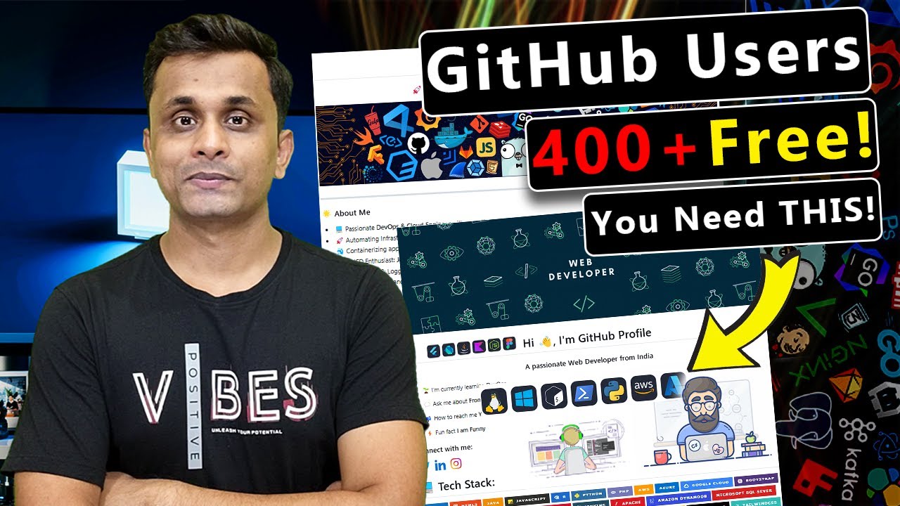 TechnoSnag's tweet card. How To Create GitHub Profile | 400+ Profile Templates Free Download 😱