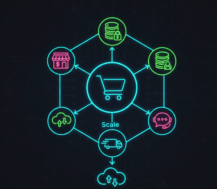 Ajit5ingh's tweet card. Deep dive into Shopify's system design and architecture. How they handle millions of merchants, billions in sales, and massive traffic spikes. Learn from their modular monolith, pod architecture, and...