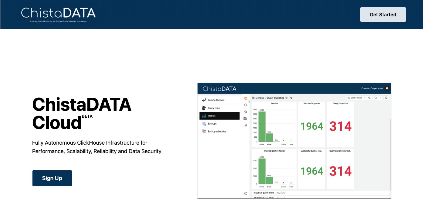 CodeDrivenData's tweet card. Explore the upcoming beta launch of ChistaDATA Cloud, offering autonomous ClickHouse infrastructure for the enterprise.