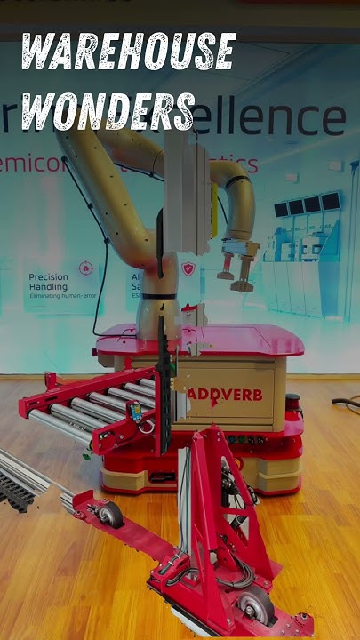 Addverb_Tech's tweet card. Warehouse Robots in Action | Addverb's Smart Warehouse Automation...