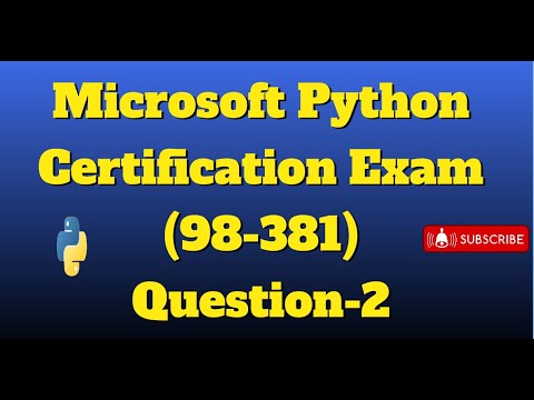 chaitupython's tweet card. Python certification exam Question-2