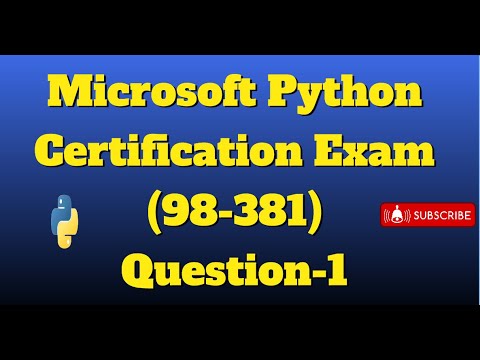 chaitupython's tweet card. Python certification exam Question-1