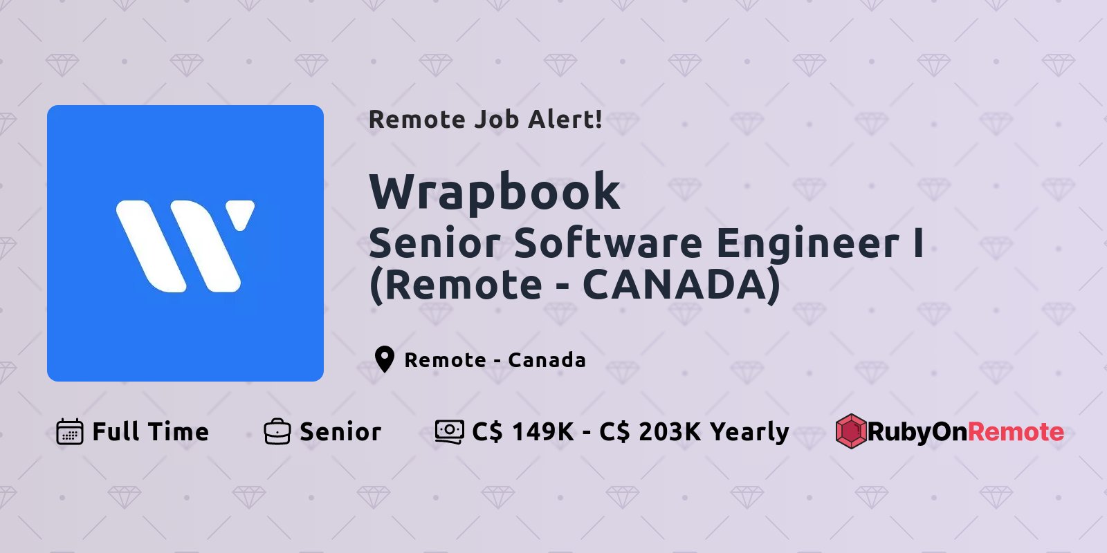 RubyOnRemote's tweet card. Find curated remote ruby jobs in one place. Join the remote work force.