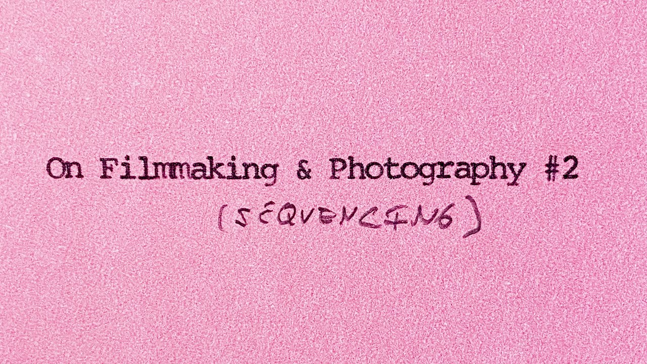SothAlec's tweet card. On Filmmaking and Photography #2 (sequencing)
