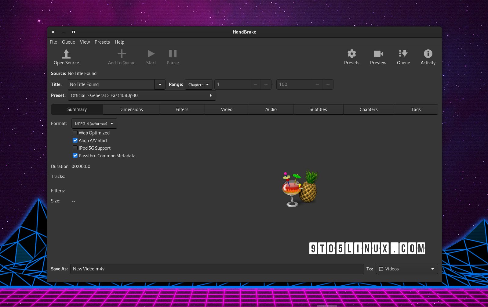 IgorOs6's tweet card. HandBrake 1.6 open-source video transcoder is now available for download with AV1 video encoding and numerous other new features.