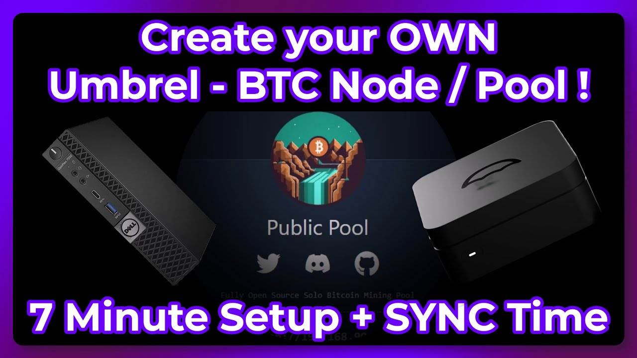 avoidbit's tweet card. Build Your Own Umbrel Bitcoin Node & Pool: Budget-Friendly Guide!