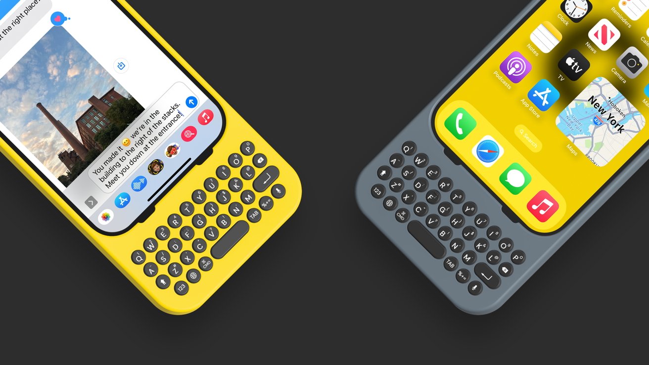 appleinsider's tweet card. Classic Blackberry fans rejoice, there's a new physical keyboard accessory built for your iPhone 15 Pro with backlit keys, shortcuts, and more.