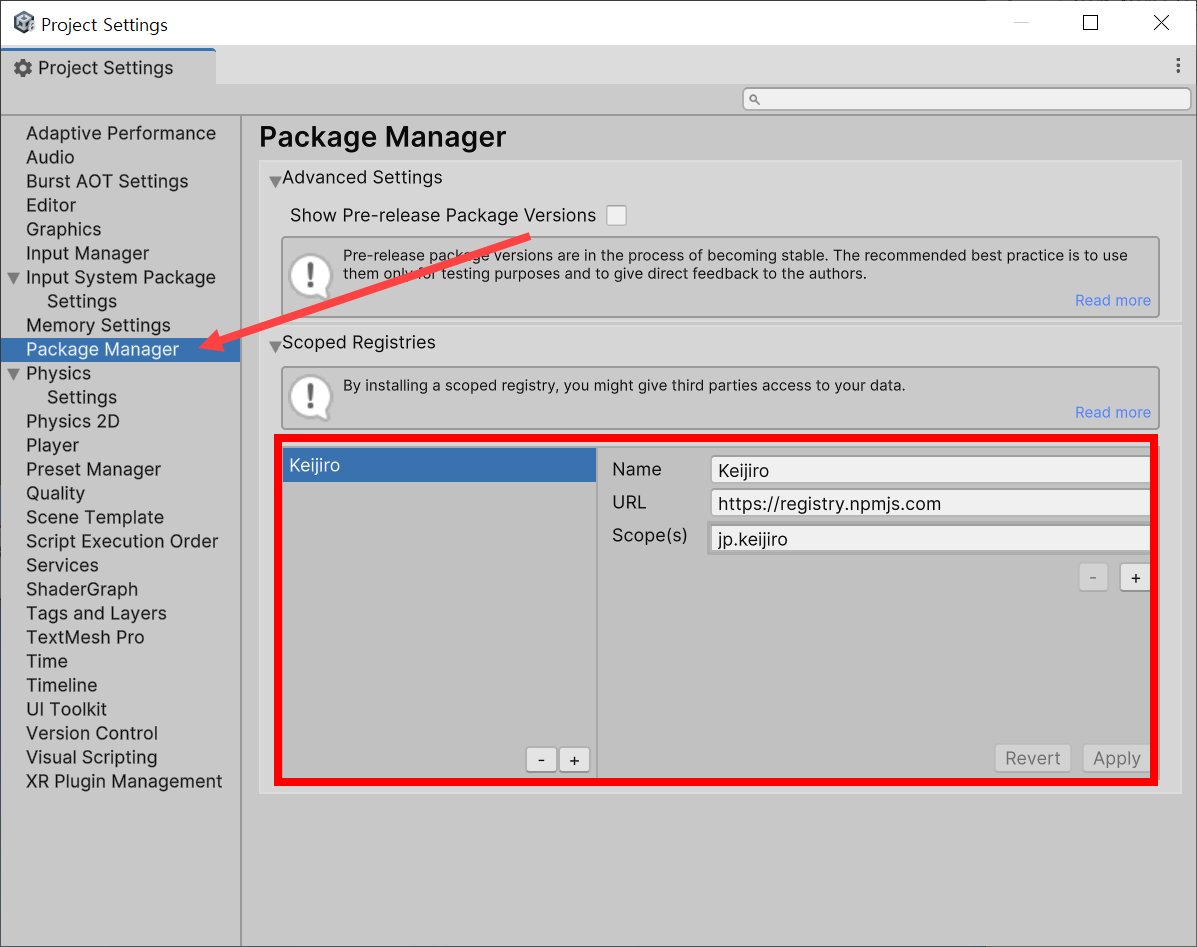 heartybrain2's tweet card. Unity tutorial on adding Scoped Registries and installing packages in Unity.