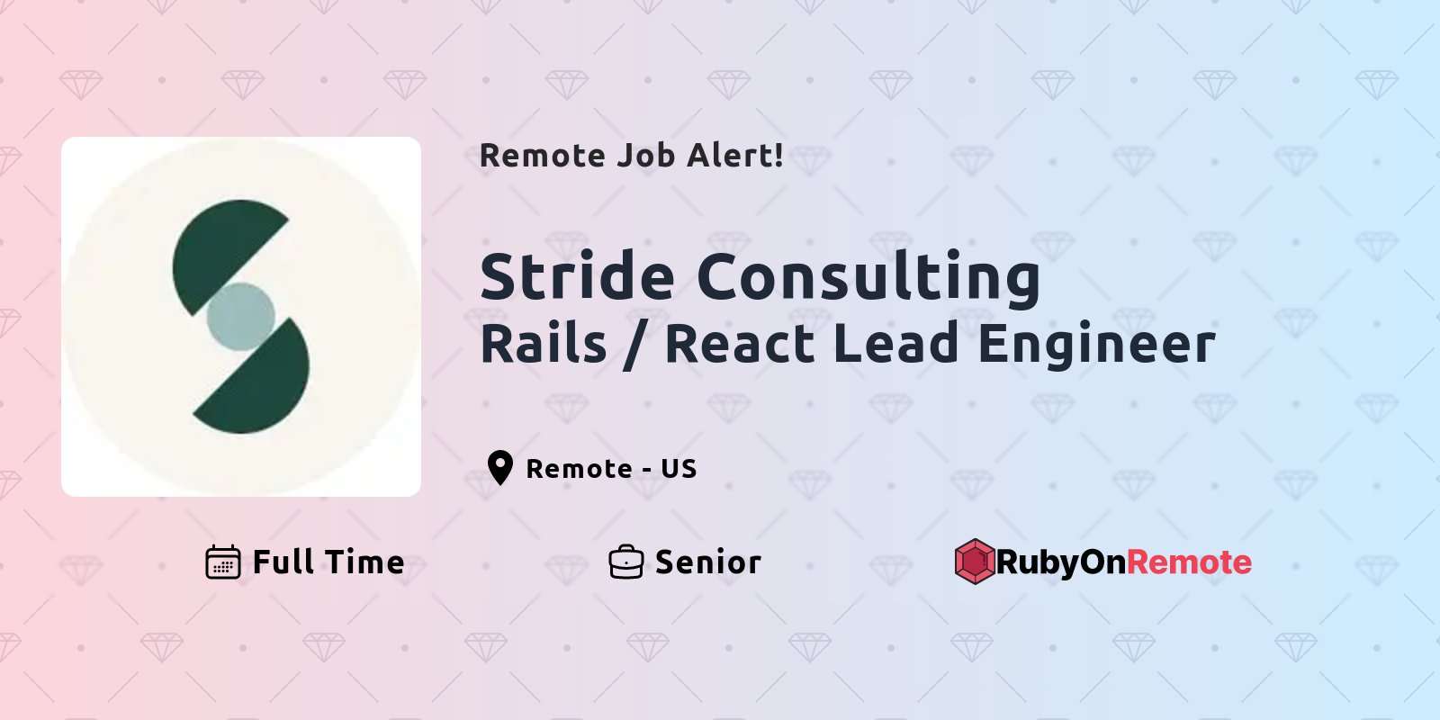 RubyOnRemote's tweet card. Find curated remote ruby jobs in one place. Join the remote work force.