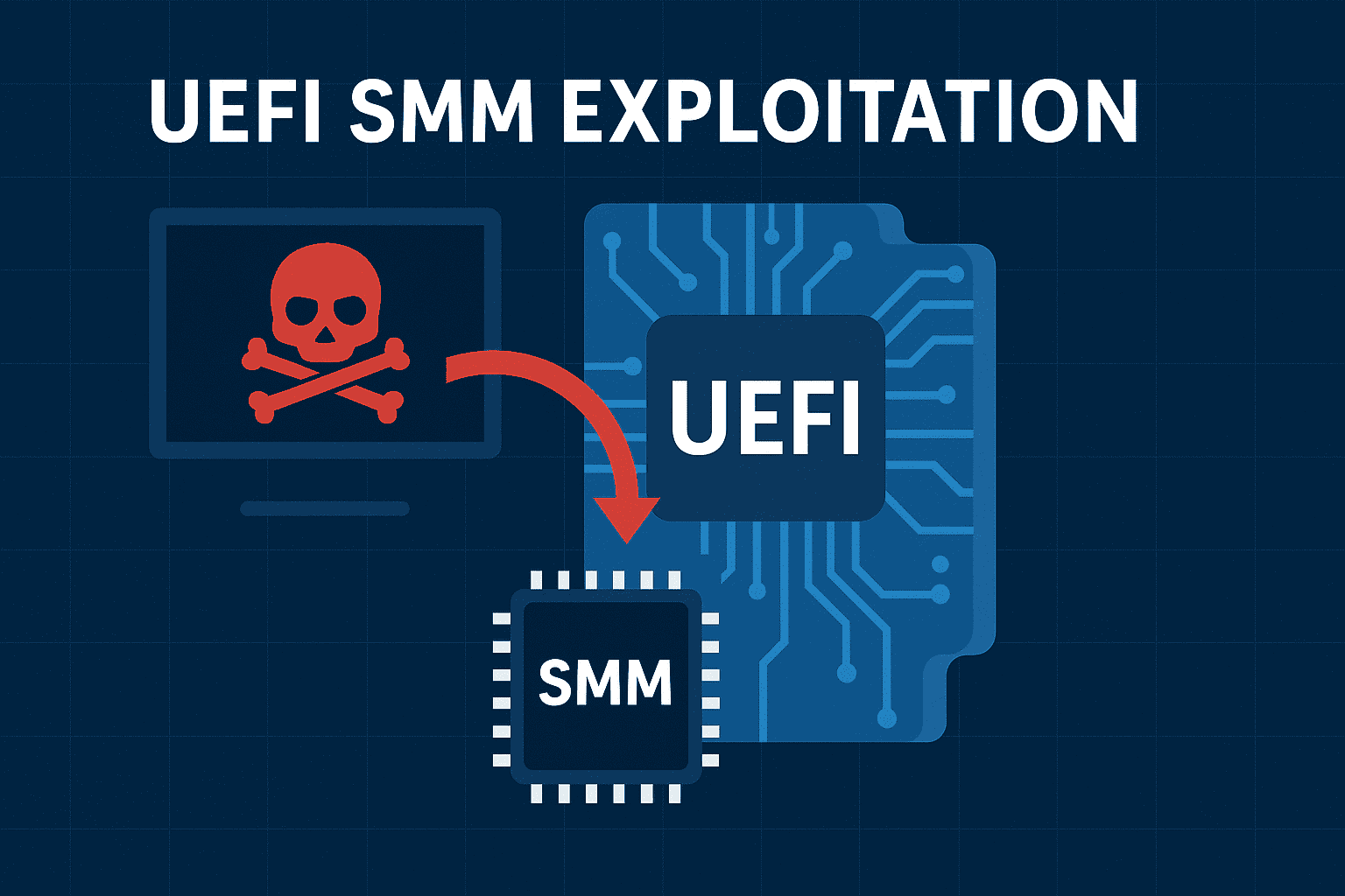 the_yellow_fall's tweet card. A new vulnerability in AMI Aptio UEFI firmware allows for arbitrary code execution in System Management Mode, a privileged environment that can bypass OS controls.