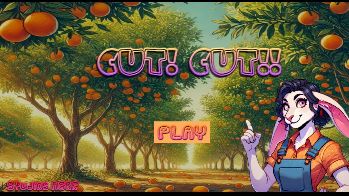 HTML5Arcade's tweet card. On a farm, bombs are scattered among the oranges. Cut them while you harvest them to make juice for the village.