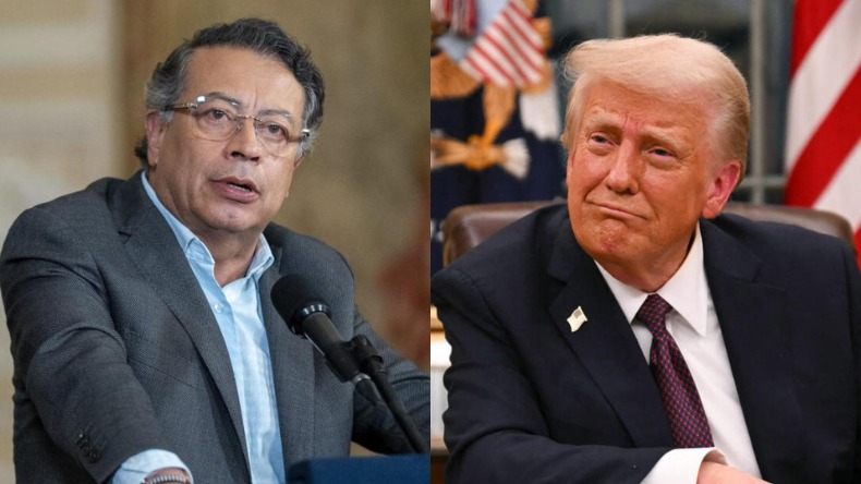 Elolfato's tweet card. El presidente Gustavo Petro rechazó las declaraciones de Donald Trump, quien calificó a Colombia como “una guarida de drogas”.