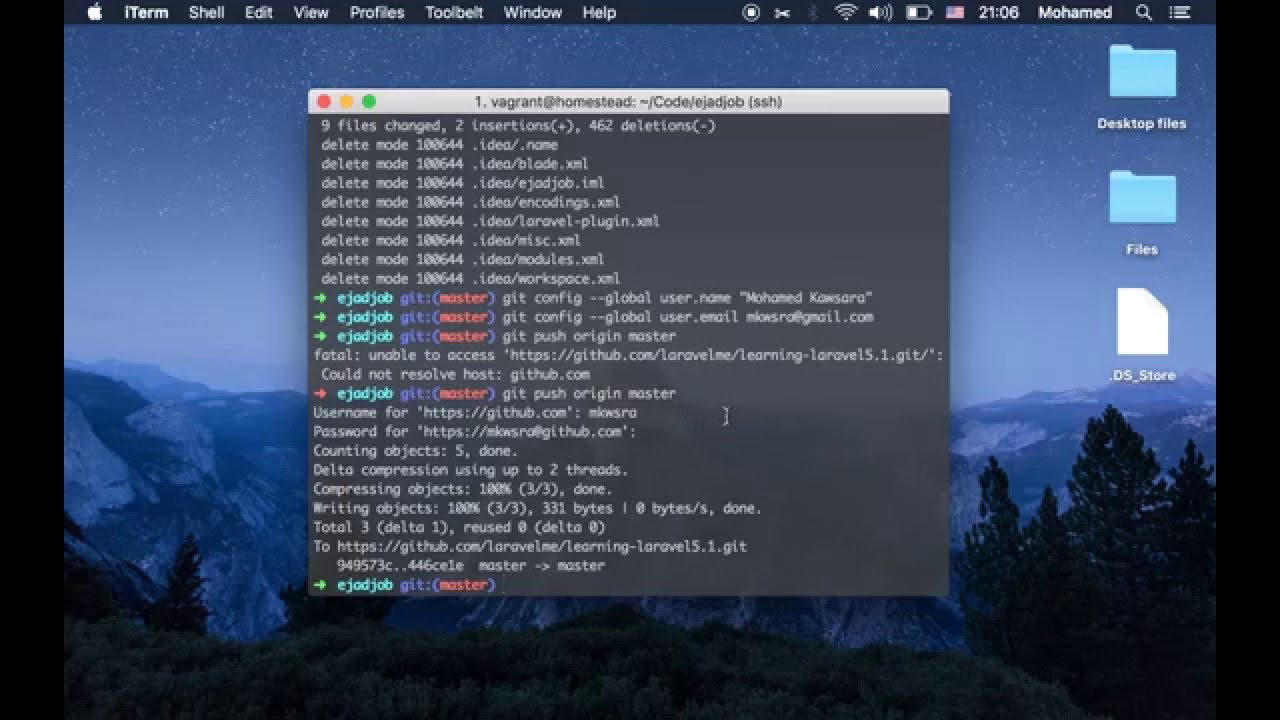 laravelme's tweet card. 7- Arabic Interactive Laravel 5.2 Tutorial - Adding VCS - Git GitHub