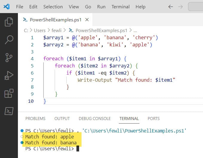 PowerShellFAQs's tweet card. Keep reading to know more on how to Compare Two Arrays for Matches in PowerShell using various methods with examples.