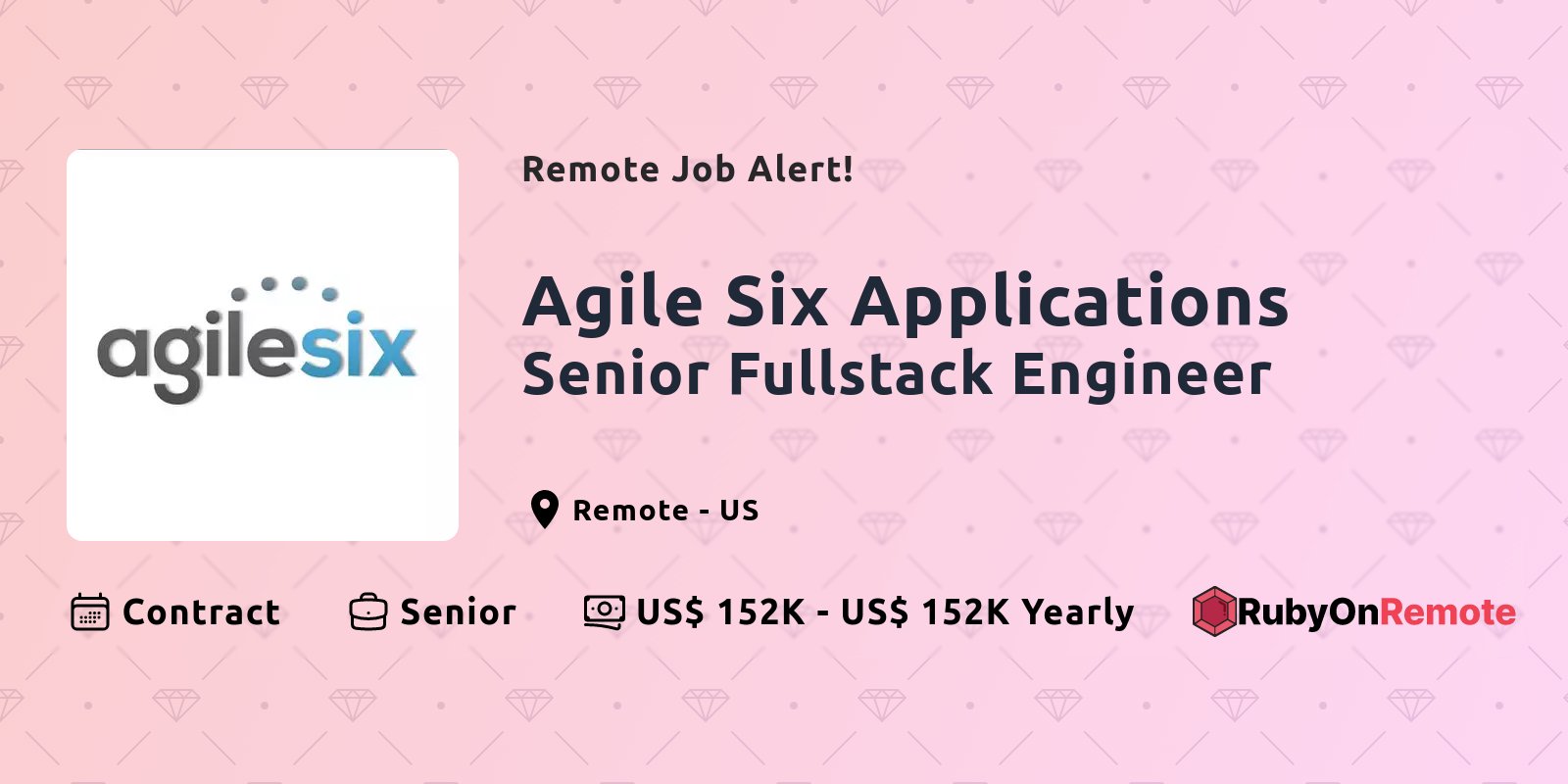 RubyOnRemote's tweet card. Find curated remote ruby jobs in one place. Join the remote work force.