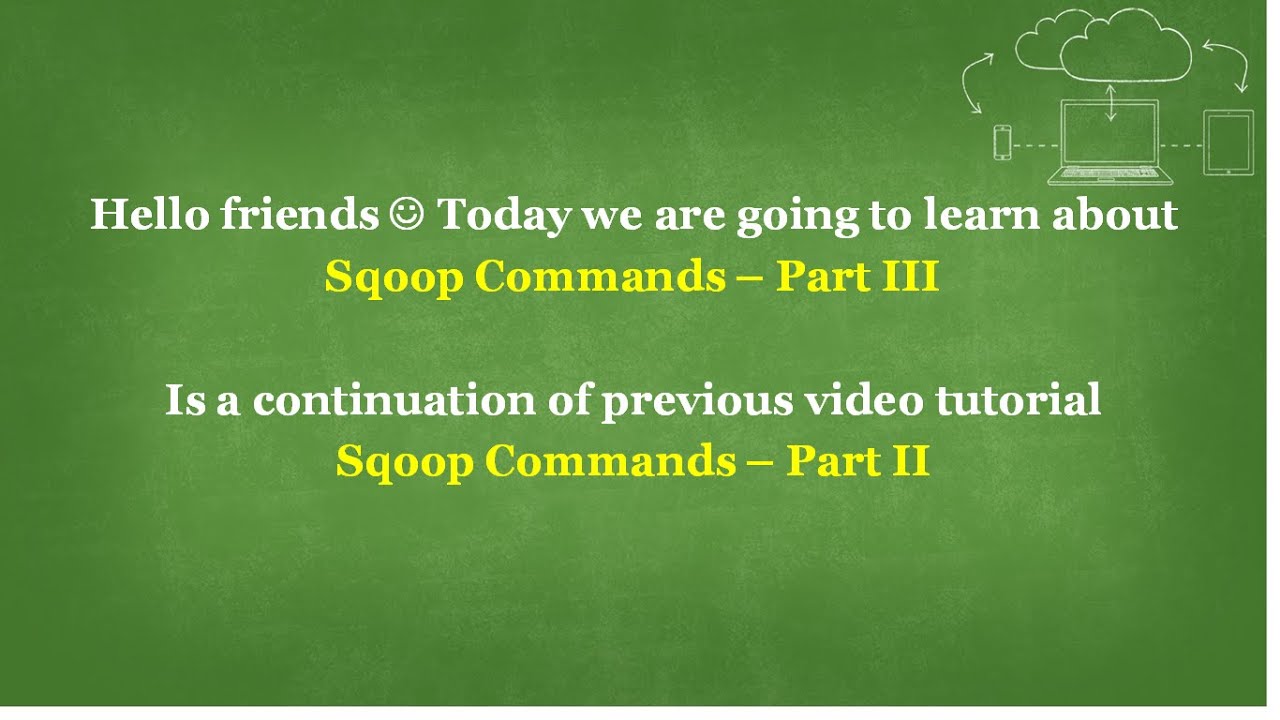 CodeComplete's tweet card. Sqoop commands - Part III