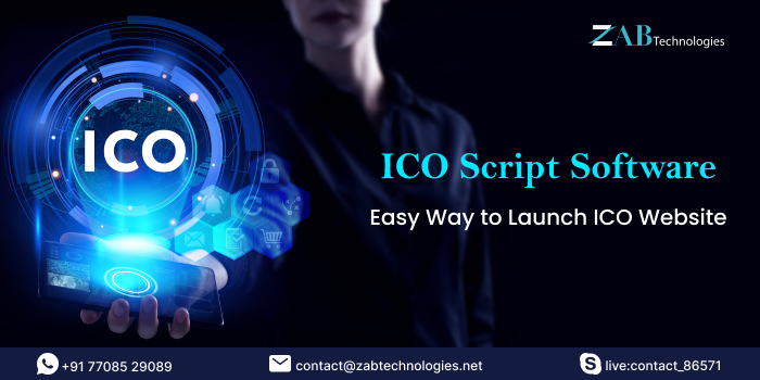 zabtechnologiez's tweet card. Using ICO script software, fundraisers can launch an ICO website in a short span with all the features and functionalities in it. Know more in this blog.