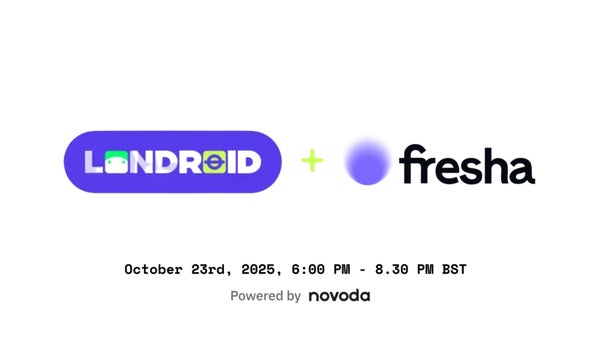 londroid's tweet card. Be part of the next Londroid Meetup on Thursday, 23rd October 2025, hosted by Fresha. Join us for an evening of Android talks, conversation and community. You’ll hear from