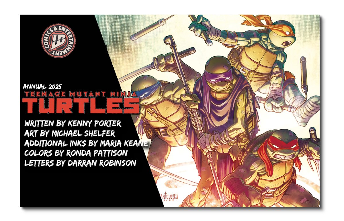 ComicsBodega's tweet card. After a year apart and a brutal war fought against D.A. Hale & his Foot Patrol, the four Turtles are back together and reforming their bonds.