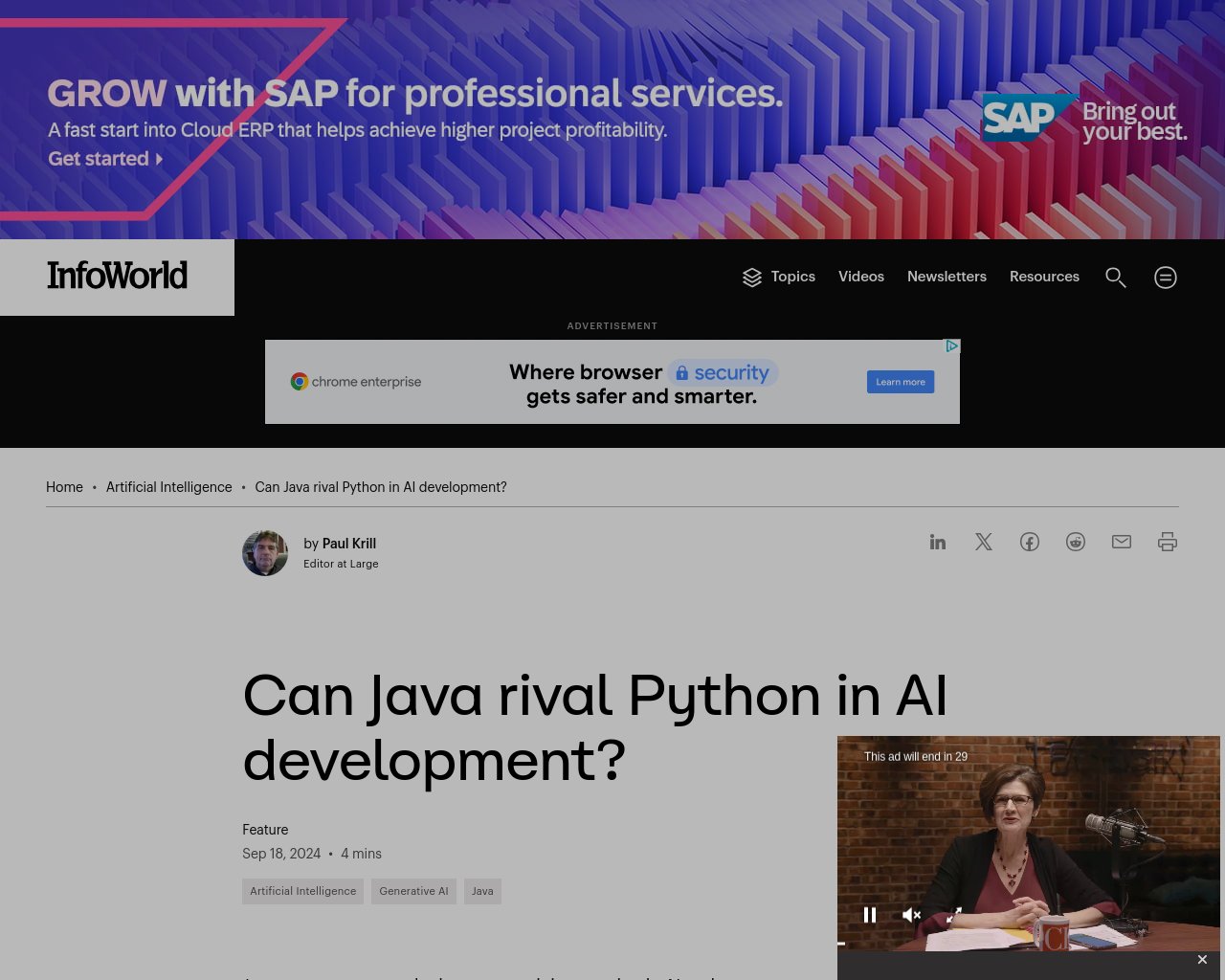 managetech_inc's tweet card. JavaがAI分野でPythonに対抗できる可能性がある OracleはJavaをAI分野で優位に立たせるため