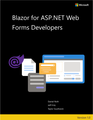 aspnet's tweet card. Releasing new e-book: Blazor for ASP.NET Web Forms Developers. It covers guidelines and strategies for migrating existing apps to a modern web framework.