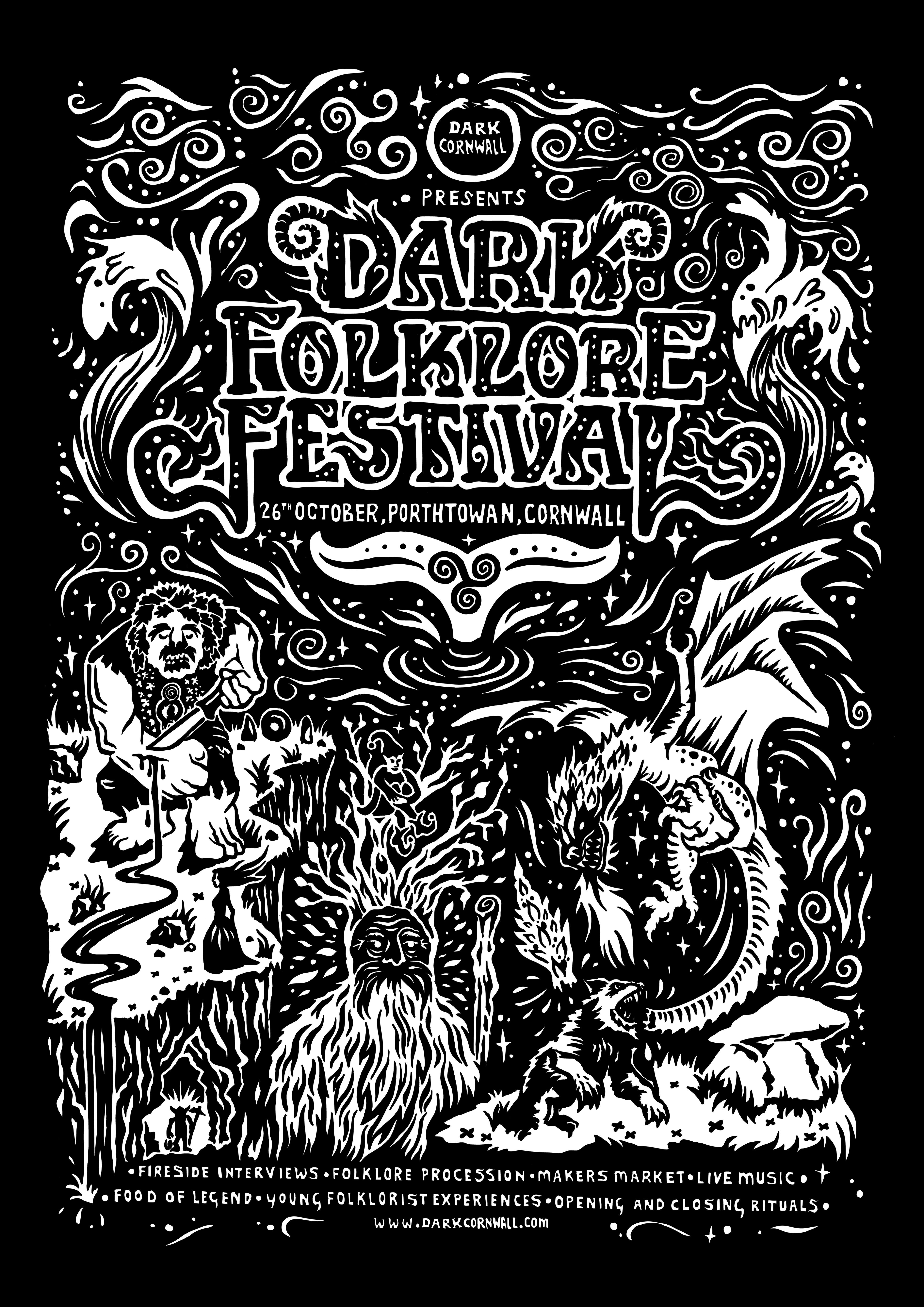 TetZoo's tweet card. Join us on 26 October 2025 in Porthtowan for The 2025 Dark Folklore Festival, where rituals will weave the veil thin, masters of folklore will share their dark tales, and legends will walk among us...