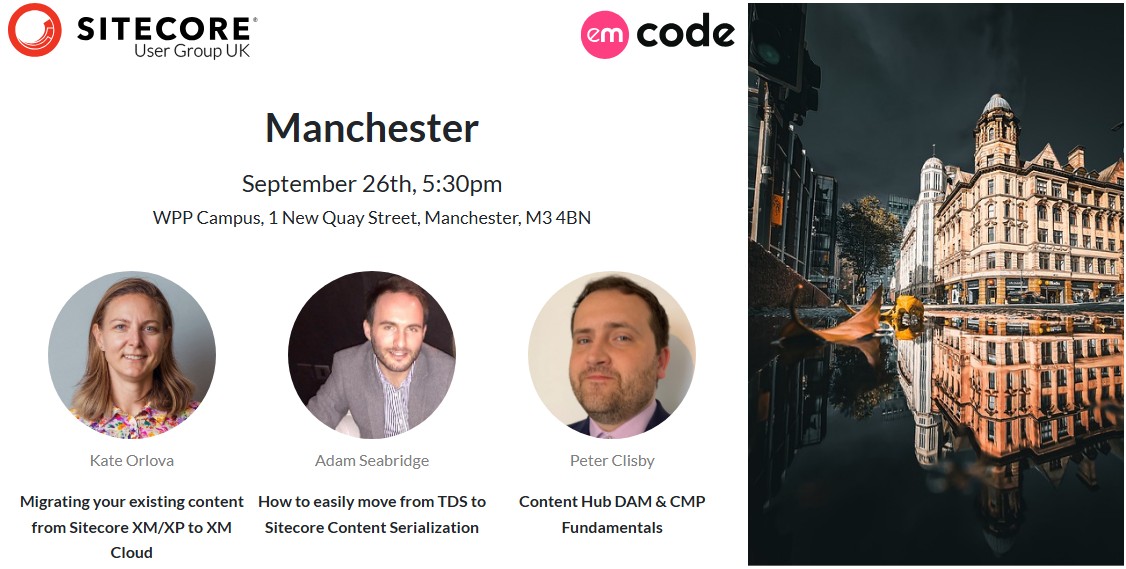 billyjava's tweet card. Manchester Sitecore User Group - September 2024