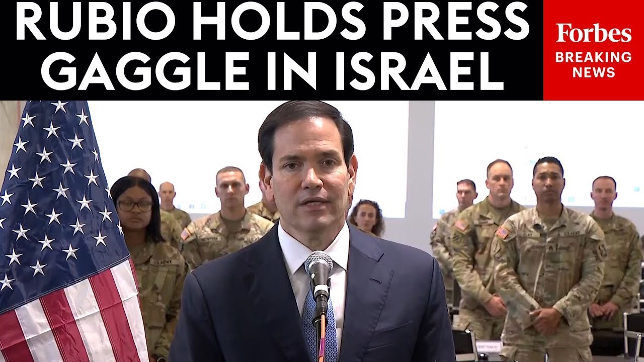 ChaosDecoder's tweet card. FULL GAGGLE: Marco Rubio Takes Reporters' Questions During Trip To...