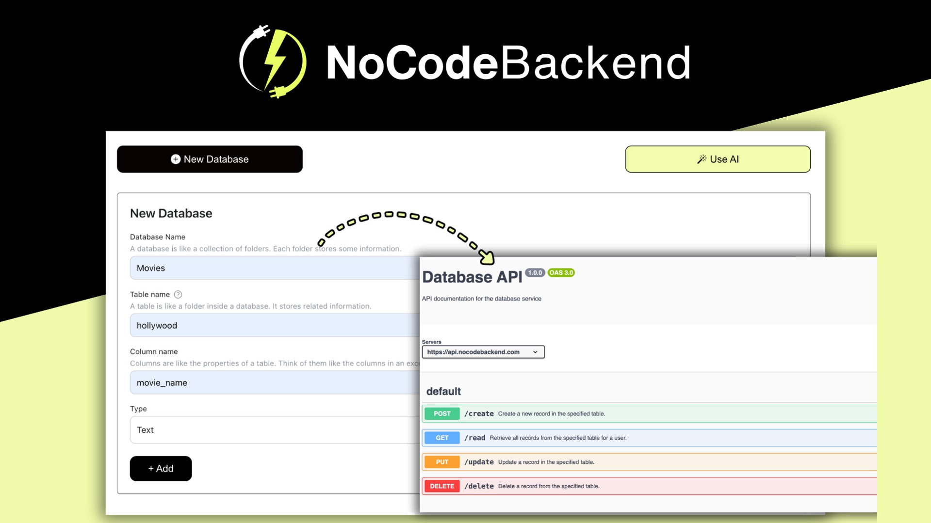 alllifetimedeal's tweet card. Create custom REST APIs from scratch in minutes without writing any code. Discover the best deal for NoCodeBackend on AppSumo today.