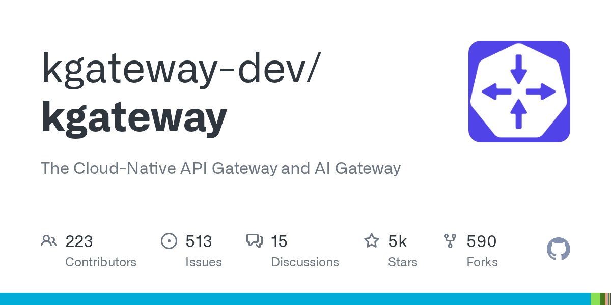 K8sArchitect's tweet card. The Cloud-Native API Gateway and AI Gateway. Contribute to kgateway-dev/kgateway development by creating an account on GitHub.
