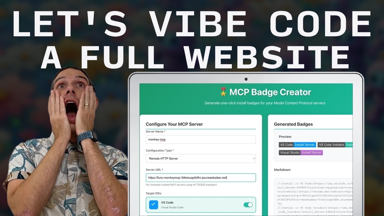 JamesMontemagno's tweet card. Vibe Coding & Deploying a Production Vite + React App in 20 Minutes