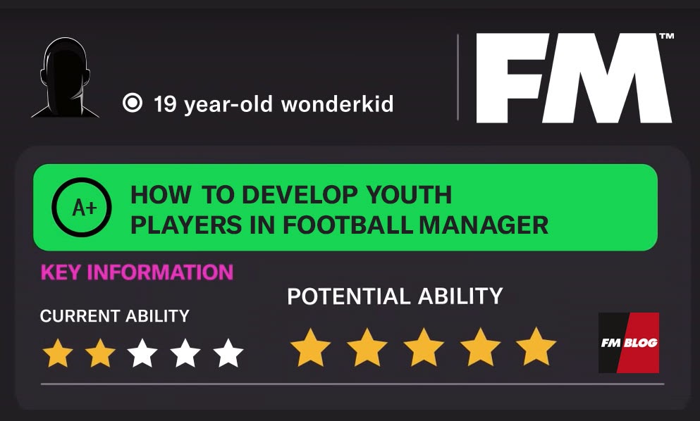 fmbIog's tweet card. Football Manager guide on who to develop your own youth intake players. Top 5 tips that will make you produce world-class players in your next save.