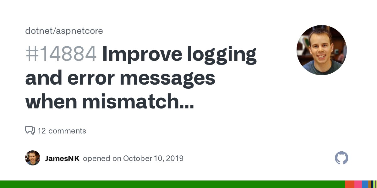 JamesNK's tweet card. My experience with gRPC is that it is very common to run into trouble establishing a connection between the client and the server because of incorrect protocol/TLS. The logging and error messages t...