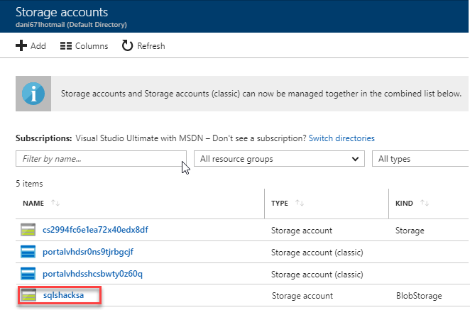 SQLShack's tweet card. In SQL Server Management Studio (SSMS), it is possible to connect to the Azure Storage. The Azure Storage Account is useful as it creates replicas in cloud.