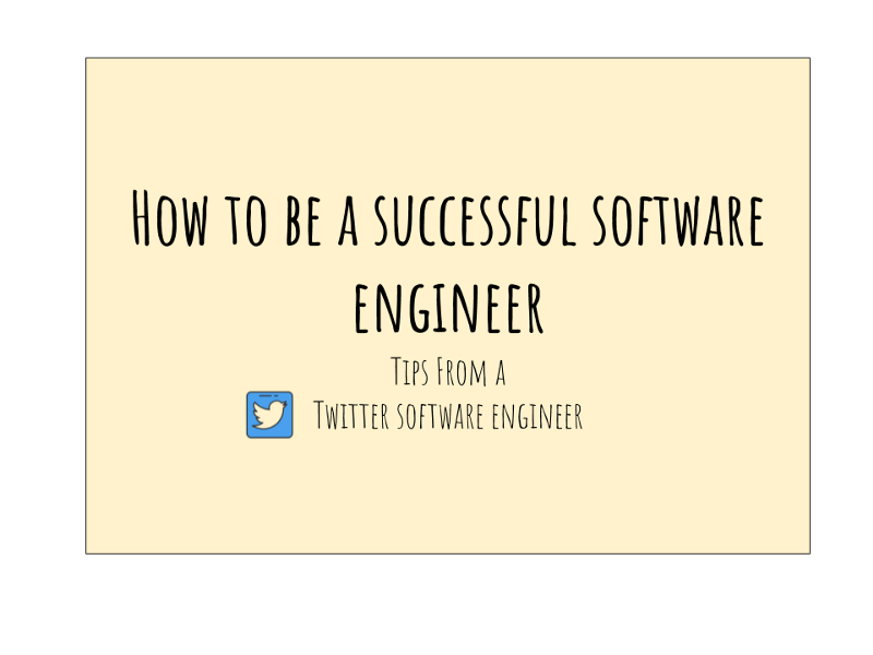freeCodeCamp's tweet card. By Zhia Chong For the young, bright-eyed software engineers who are starting out in their careers, here are some of the best tips I’ve either read or received as a software engineer. Most of the...